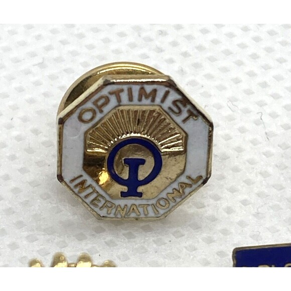 Vintage Lot of 6 Service Organization Pin Lapel Pin Freemasons Rotary Optimist - Picture 4 of 9